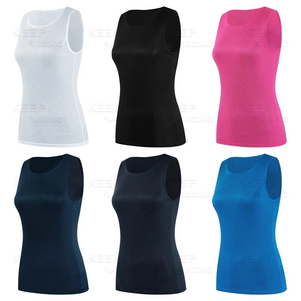 Women Cycling Base Layers Quick Dry Breathable Elastici Vest