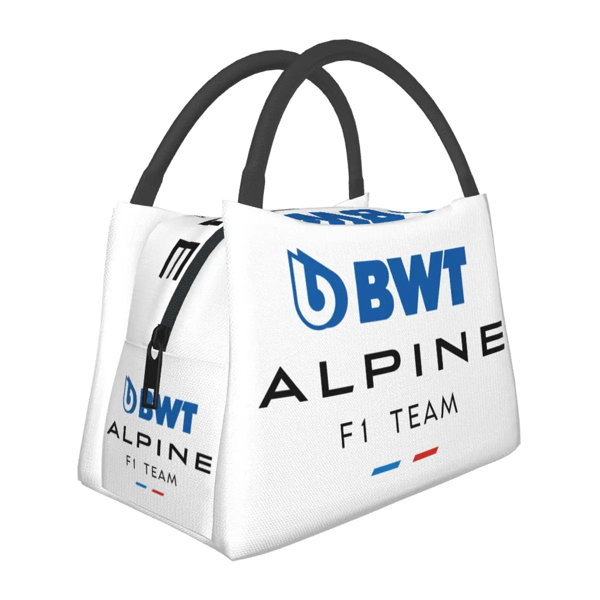 

Сумка для ланча с логотипом команды Alpine F1, аксессуары, портативная Изолированная Термосумка для пикника, мужская сумка-тоут