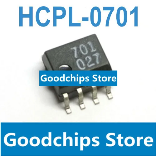 HCPL0701 optocoupler 701 SMD SOP8 low input current high gain