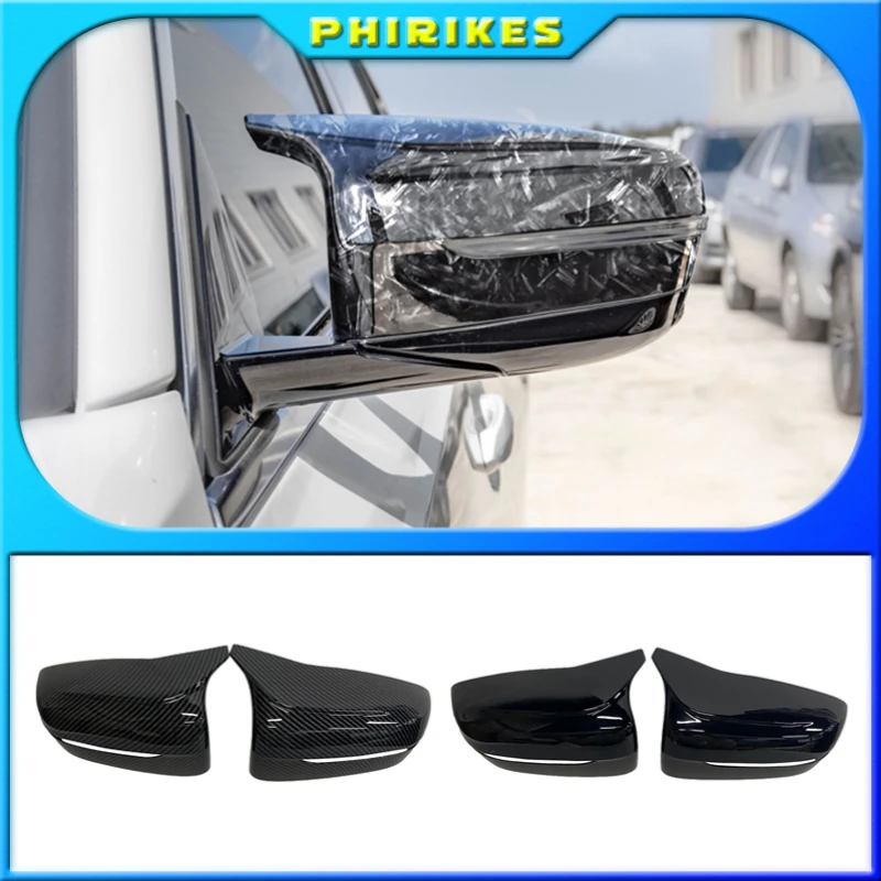 Side Mirror Cover 2017-2022 For BMW G42 G20 G28 G22 G23 G26 i4 G30 G38 G11 G12 G14 G15 G16 LHD F90 M5 Look