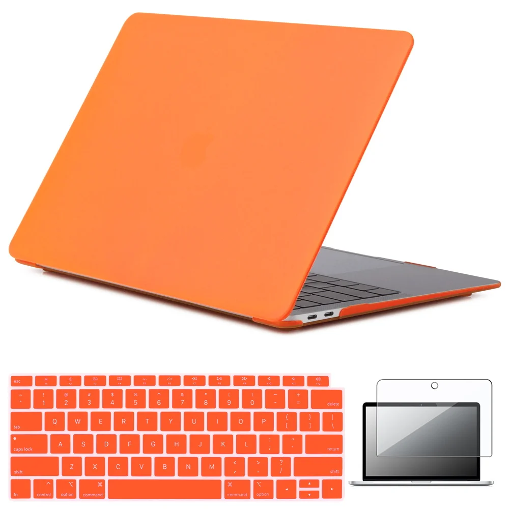

For Apple Macbook Air 13/11 /Pro 13 15 /Macbook 12" Matte Laptop Hard Shell Cover Case +US Keyboard Skin+Screen Protector