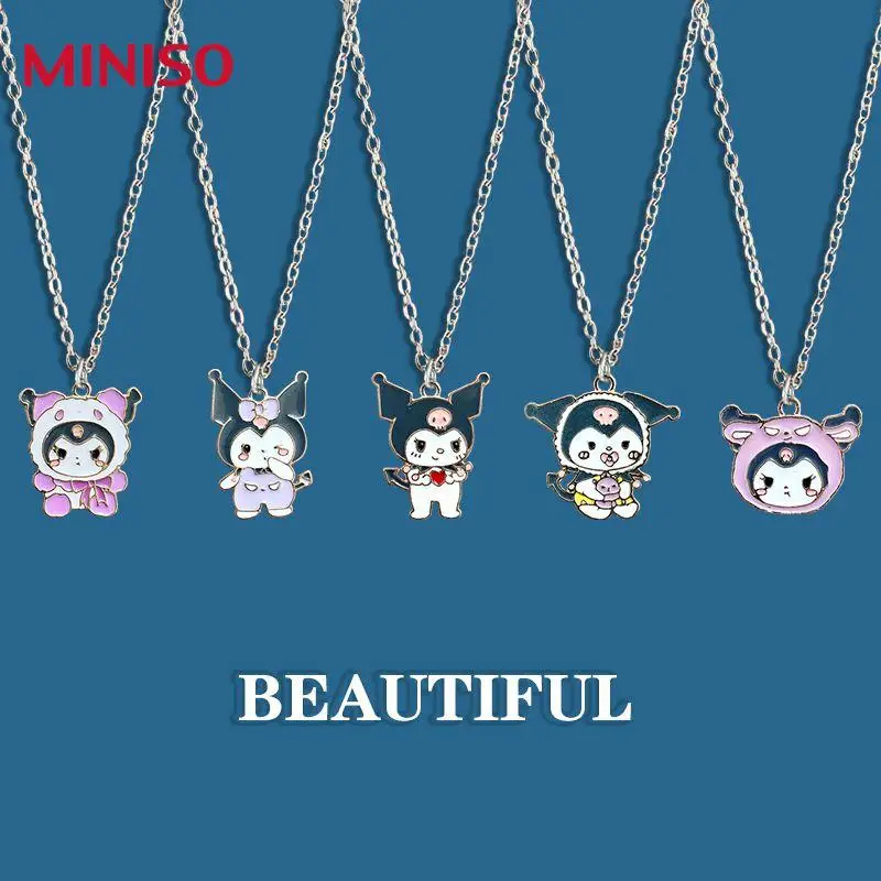 

High Appearance Level Kuromi Series Cute Cartoon Necklace Girl Pendant Gift Chain Pendant Accessories for Her Girlfriends