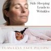 Anti wrinkles-aging Pillow Beauty Pillow Face Pillow for Beauty Sleep Back Sleep Pillow with a Free Pillow Case 4