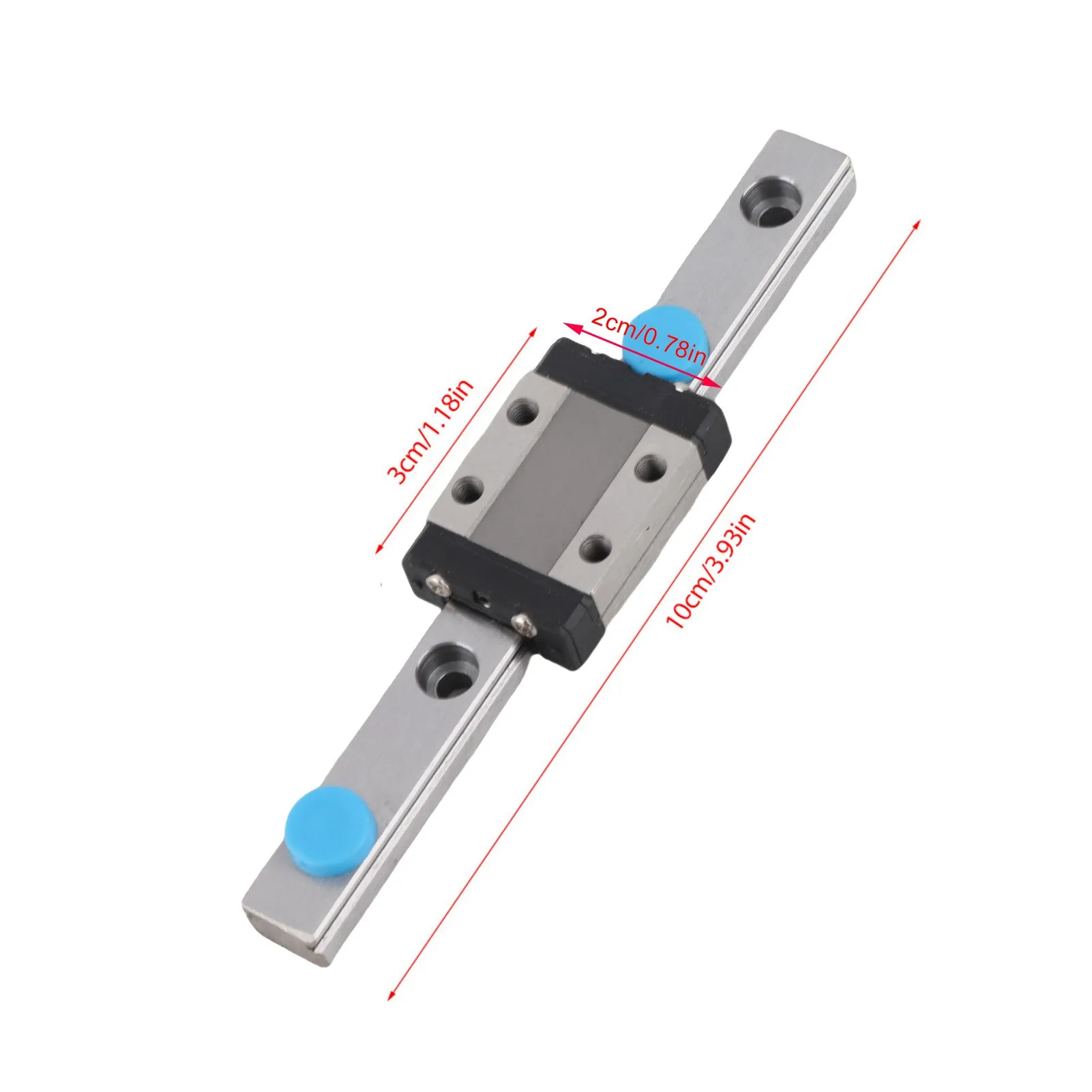Compact Linear Rail Carriage with Slide Block
