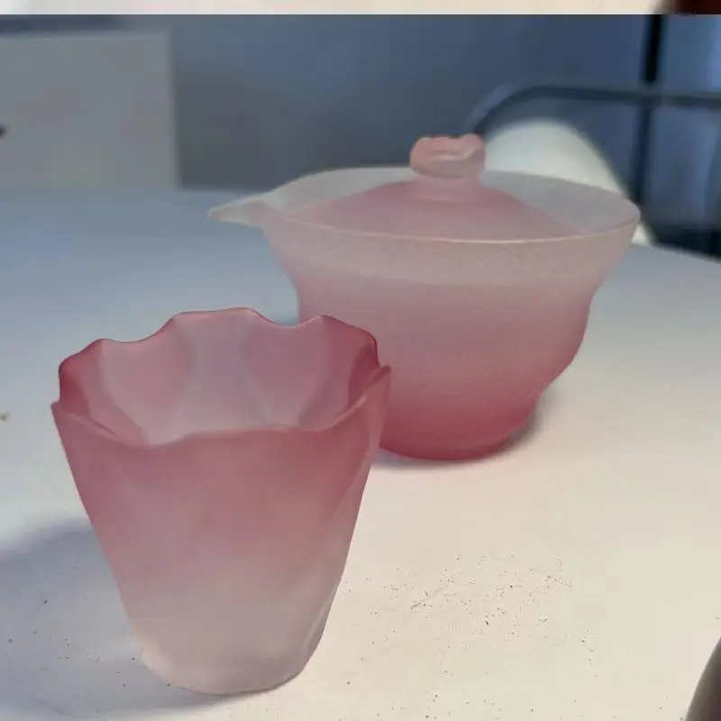 

Tea Set Kettle Gaiwan Chinese Cup Bowl Tableware Infuser Sets Unusual Glass Teapot Te Games Chasen Teapots Tool Beautiful Cups