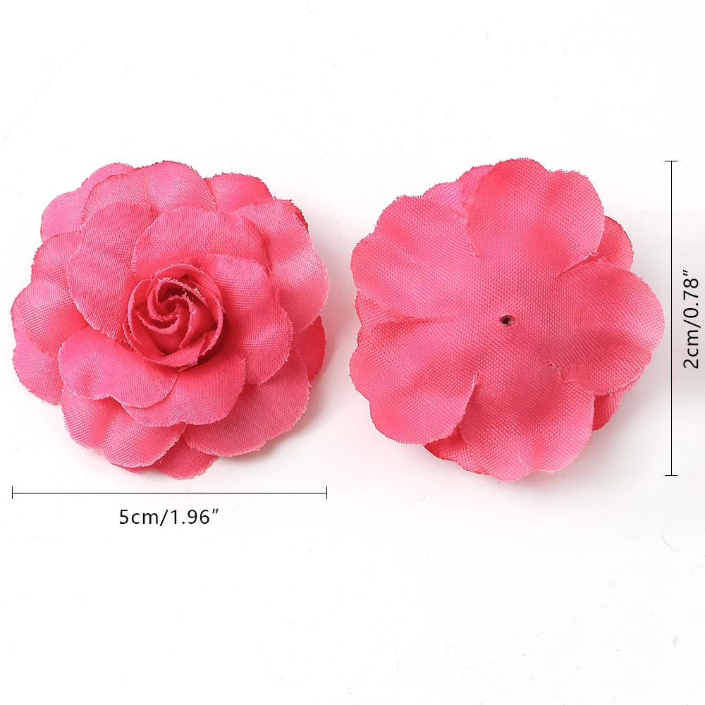 Minilazos Fiestas Bodas 100 Lazos Mini Rosas - Cinta Satén 2.5cm Para Manualidades Y Decoración Adorno Regalo Flores