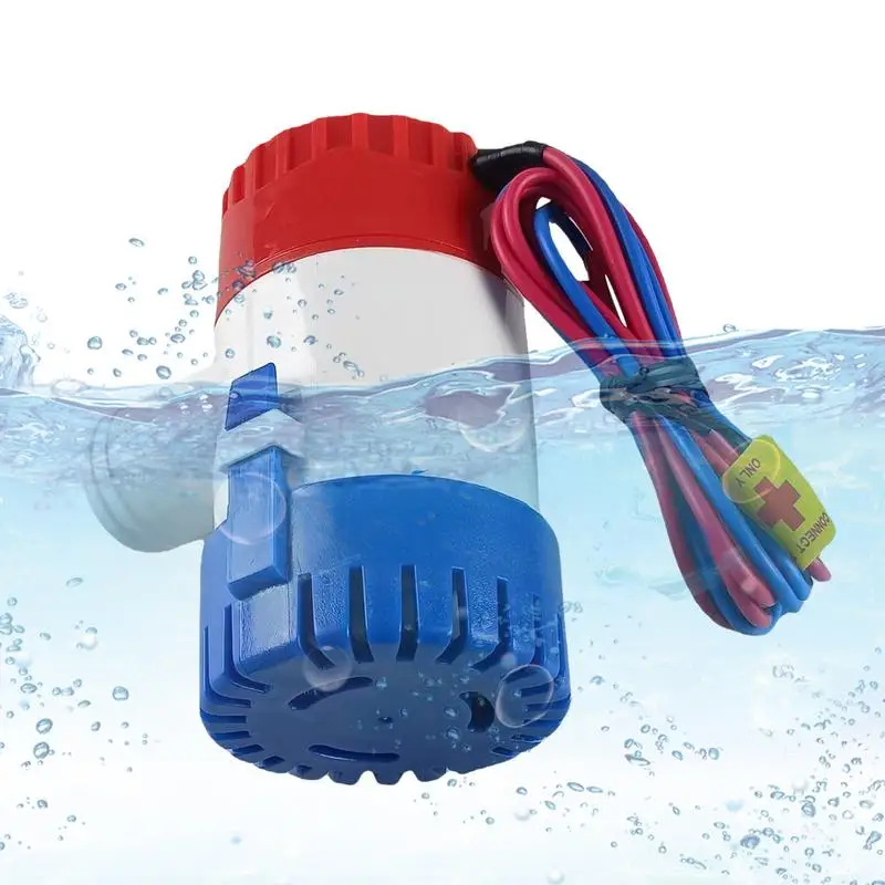 

Bilge Pump 1100GPH 12V/24V Marine Electric Bilge Pump Bilge Water Pump For Ship Caravan RV Submersible