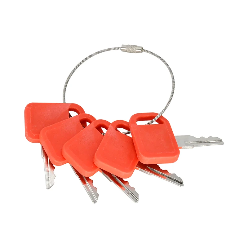 5PCS Key T209428 Compatible with John Deere Skid-Steer Loader 260 280 313 315 317 318D 318E 319D 319E 320D 320E 323D