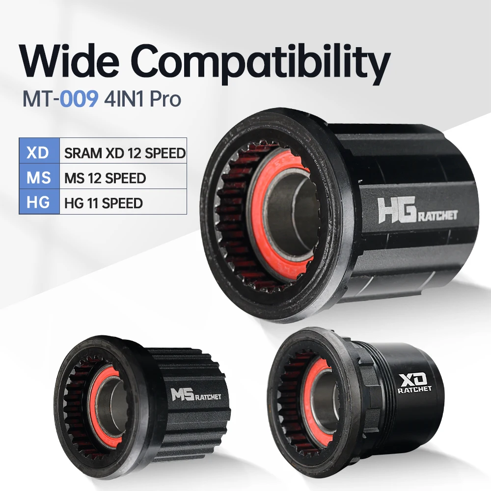ARC MT009 Pro 4in1 BOOST 산악 자전거 허브 경량 디스크 브레이크 QR 쓰루 액슬 80T MTB 자전거 휠 허브 사이클링 액세서리