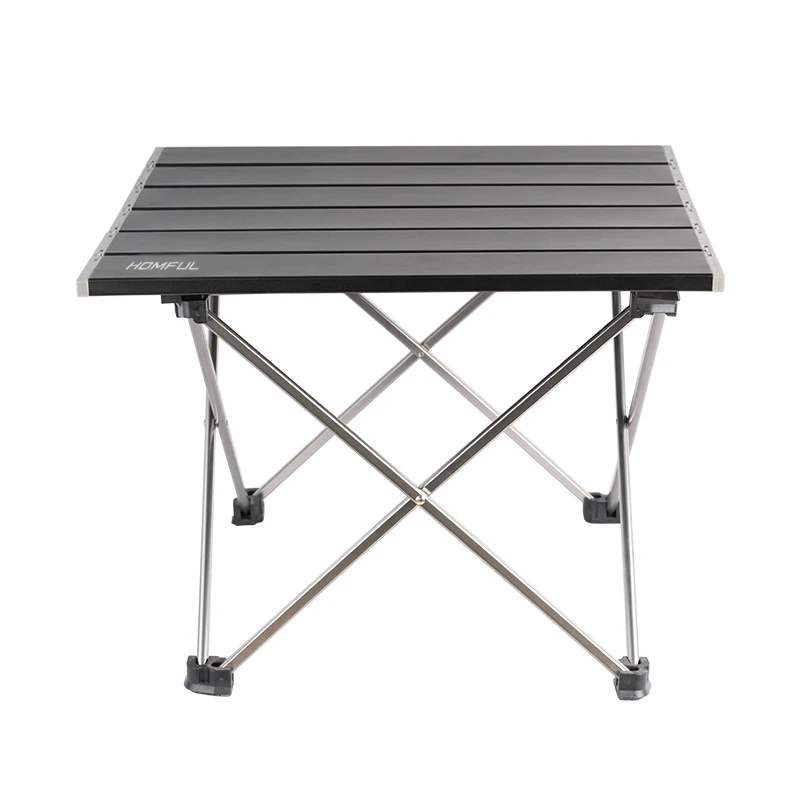 

YY Aluminum Alloy Folding Table and Chair Set Portable Vehicle-Mounted Self-Driving Super Lightweight