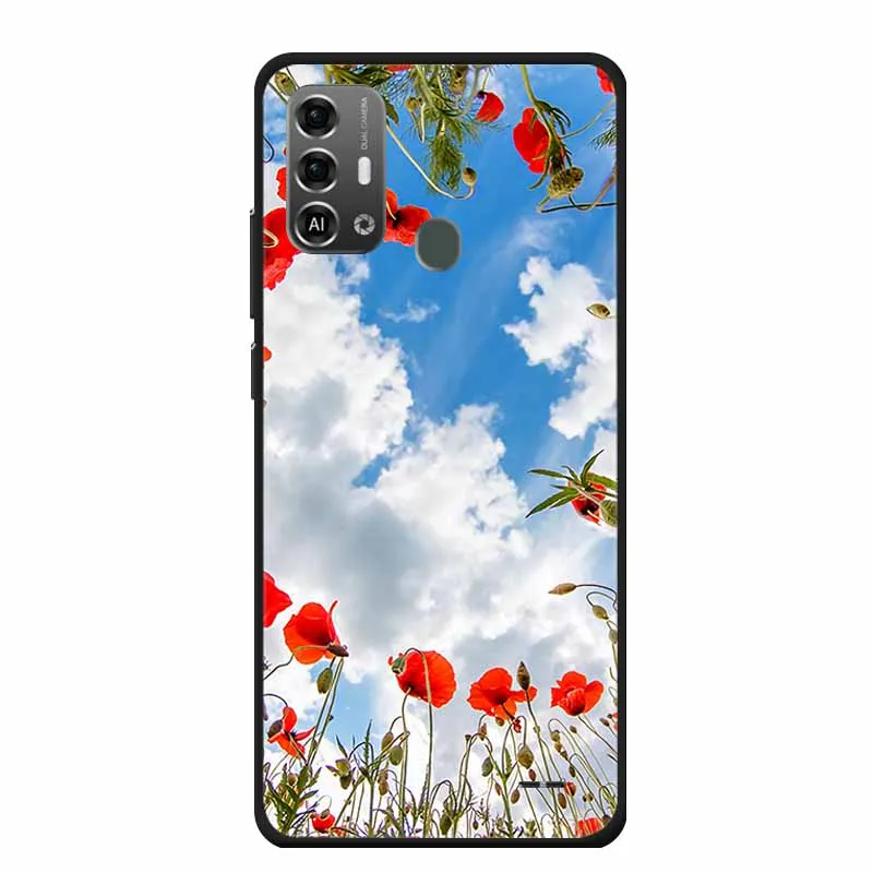Lovely Soft TPU Painted Cat Silicone Cover - Protective Phone Case Accessory