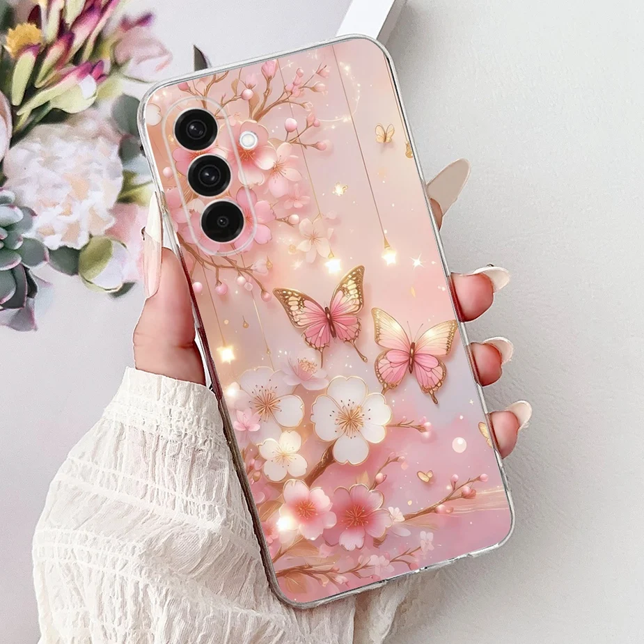 Fashionable Painted Soft Silicone Case – Stylish Protective Cover