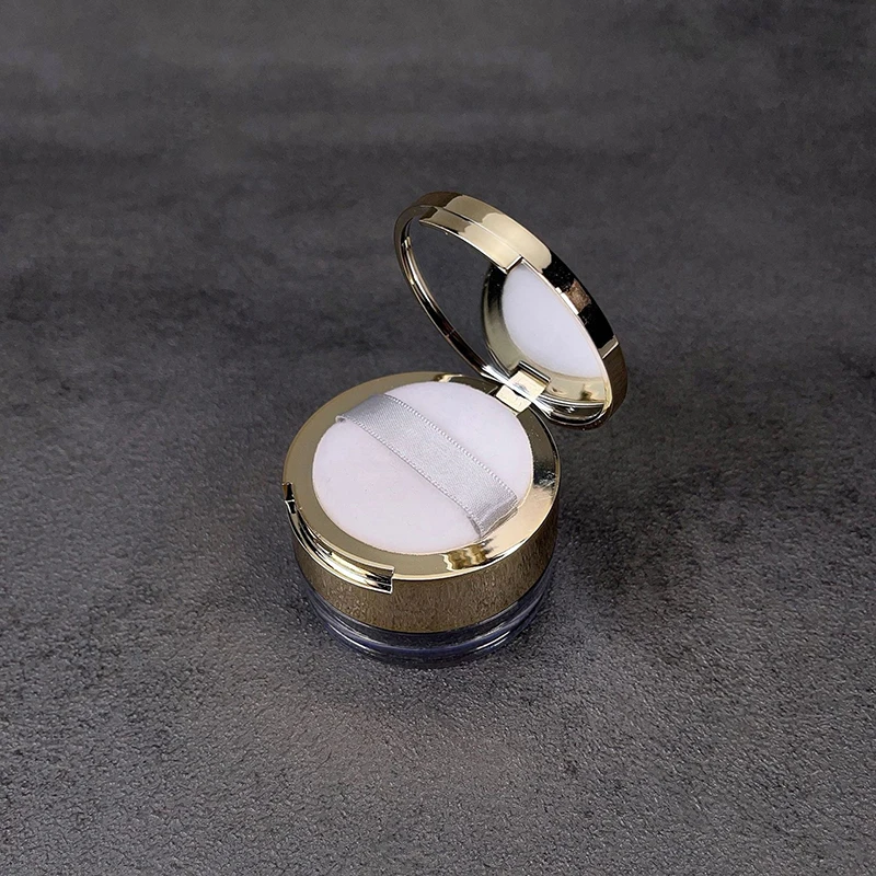 Description Picture 5 of item1Pcs 6g Portable Powder Box Empty Loose Powder Container With Sieve Mirror Cosmetic Sifter Loose Jar Travel Makeup Container