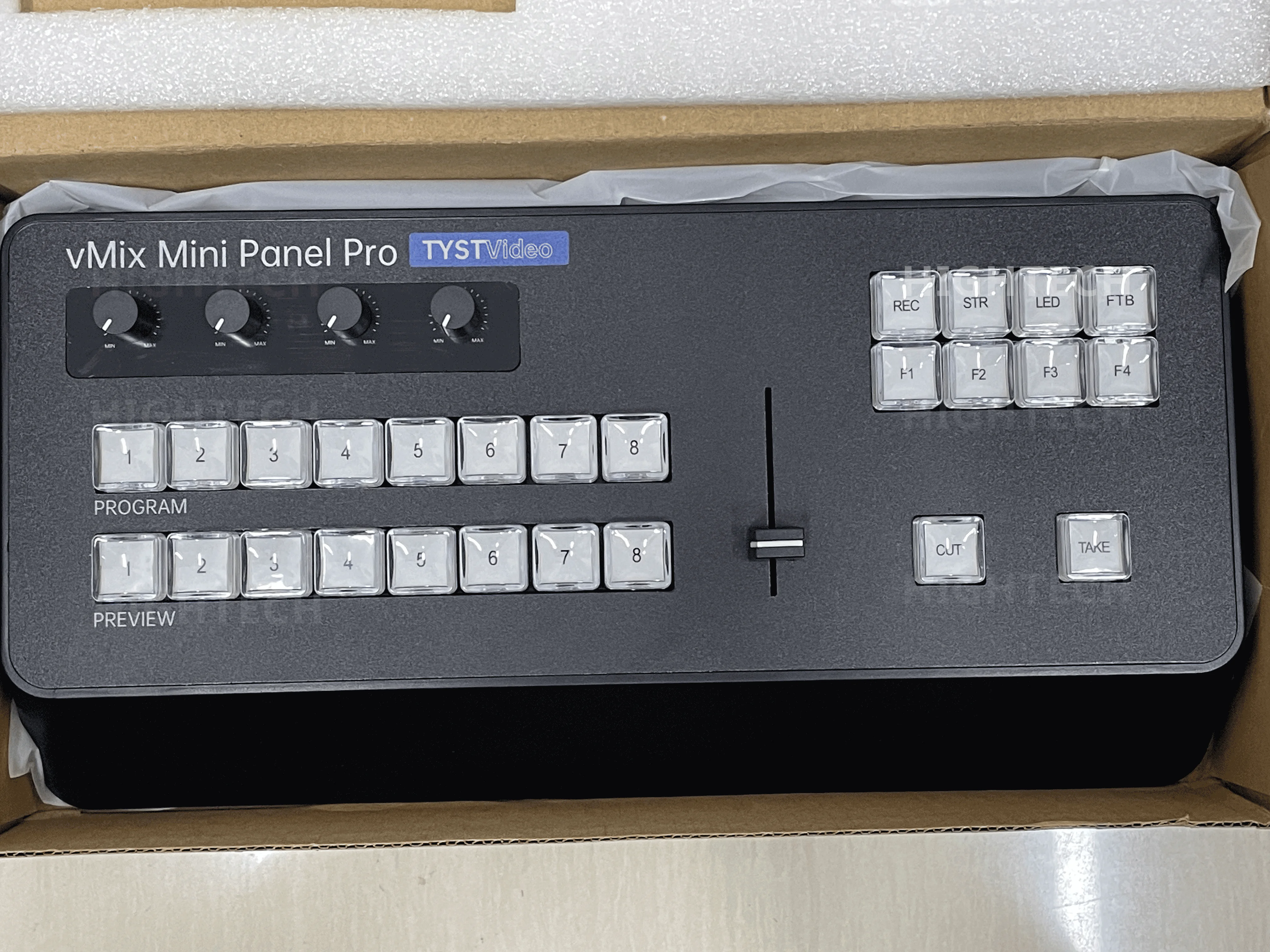 TYST Video Vmix Mini Pro Switcher BDM Control Panel MIDI2.0 Video Recording Swit