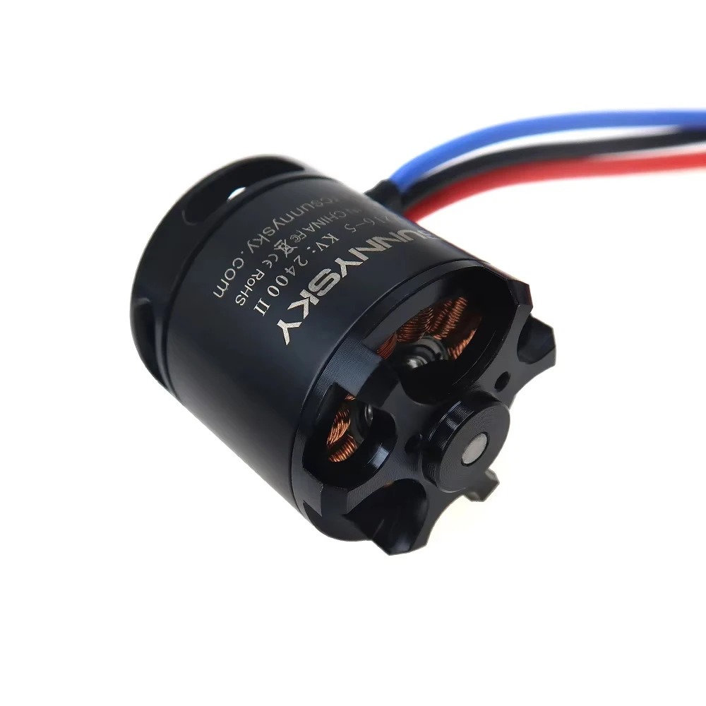 SunnySky X2216 2216 880KV 1250KV 1400KV 2400KV II Outrunner Бесщеточный двигатель для радиоуправляемых моделей 3D самолет-дрон thumbnail 5
