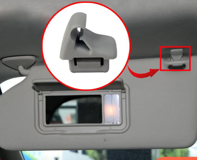 Original Auto Parts Car Sun Visor Hook Clip Bracket Hanger Fit for