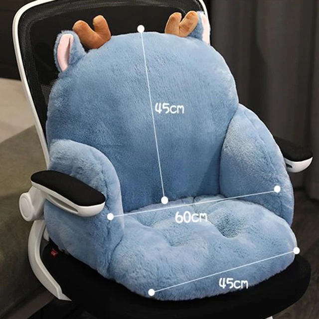 Backrest Seat Cushion Cute Chair Cushion Backrest for Office Chair