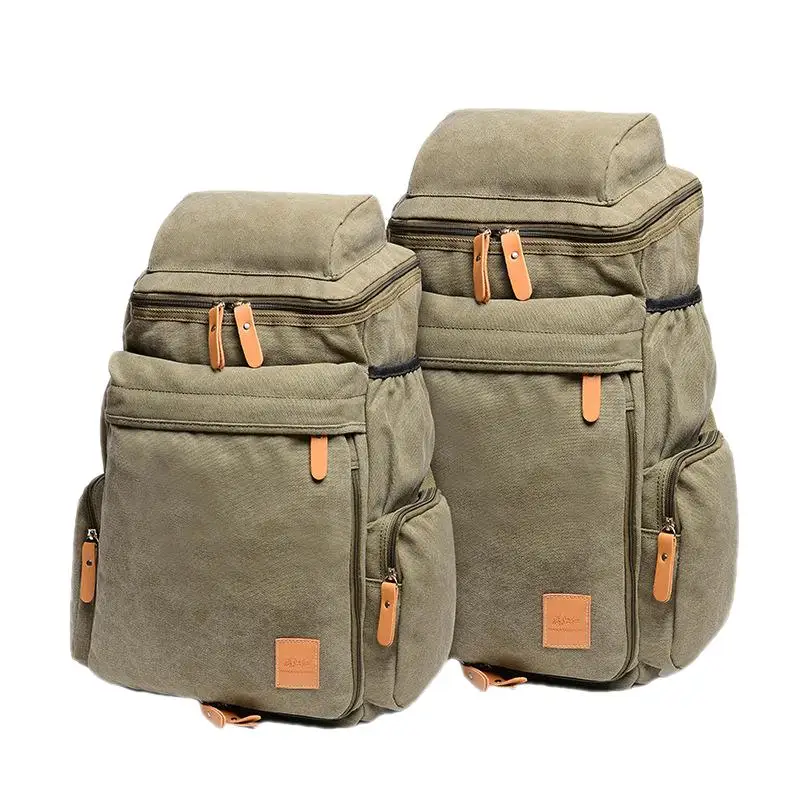 Korean style Canvas Men Women Backpack Casual Students School Bag For Boys Large Capacity Male Laptop Bag Travel Shoulder Bag