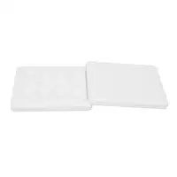 12-Well Dustproof Porcelain Paint Palette - White Ceramic for Watercolor, Nail Art & Painting Crafts 1