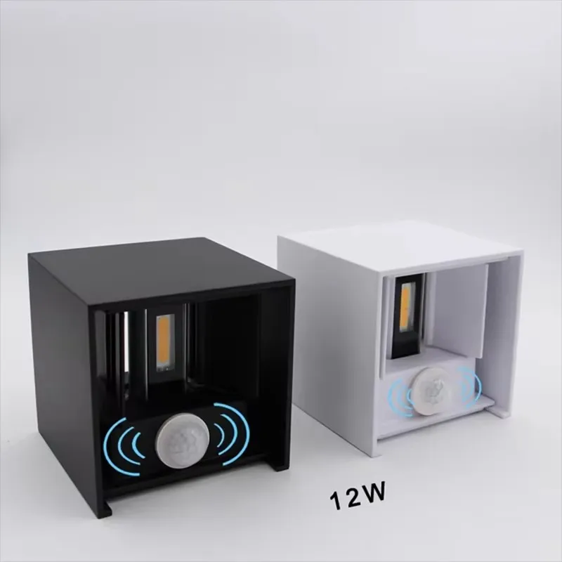 Weatherproof Outdoor LED Motion Sensor Wall Light - Decorative Sconce for Porch, Garden, and Yard