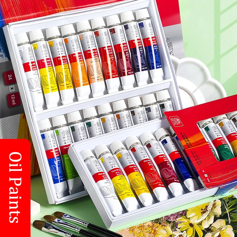 

Winsor & Newton профессиональная масляная краска 12/цветов 12 мл набор масляной краски для художника масляная живопись Рисование художественные принадлежности