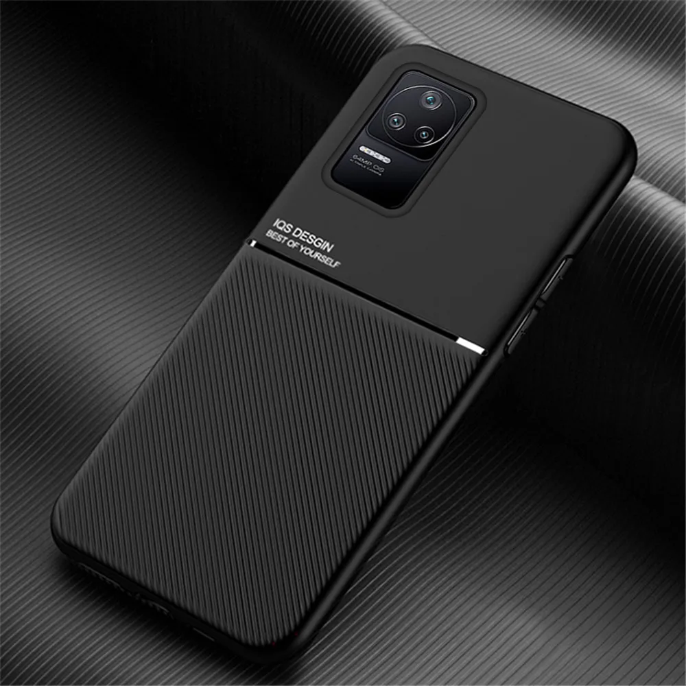 Car Magnetic Holder Back Case For Xiaomi Poco F4 PocoF4 5G NFC Poko Little F 4 4F Camera Protect Slim Silicone Cover Coque Funda