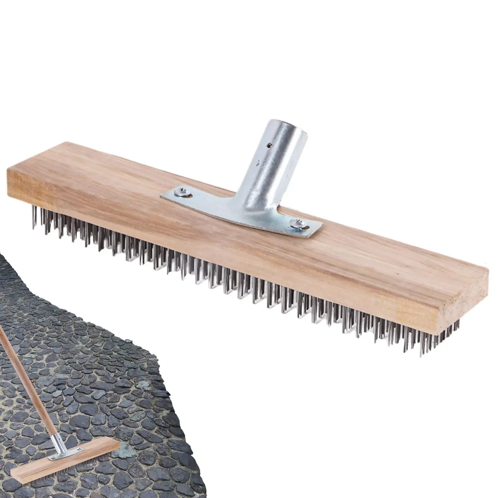 GarageBroomHeavyDutyforSidewalkDrivewayYardPatioDeckCleaning