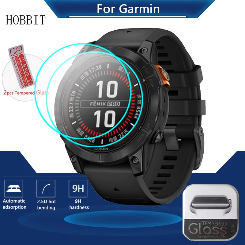 2 Pz 2.5D 9H Vetro Temperato Per Garmin Fenix 7X 7S 7 Pro Smartwatch Pellicola Proteggi Schermo Fenix7/7X/7S Pro Pellicola Protettiva