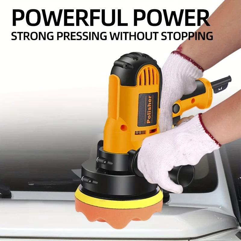 car polisher automotive orbital sander Car Polishing Machine Beauty Waxing Machine Sealing Glaze Locomotive Paint Polishing Car Kit with Detachable Handle