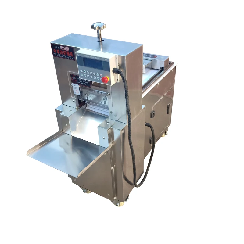 

Commercial Meat Slicer Machine Electric Frozen Meat Slicer Mutton Roll Beef Cutter Lamb Rolls Cutting Machine