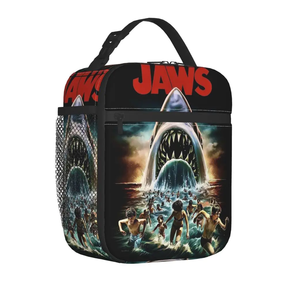 Jaws Th Anniversary Zubehör Isolierte Lunchtasche für Büro, Lebensmittelbox, tragbare Thermo-Kühlbox, Lunchbox – Detail 7