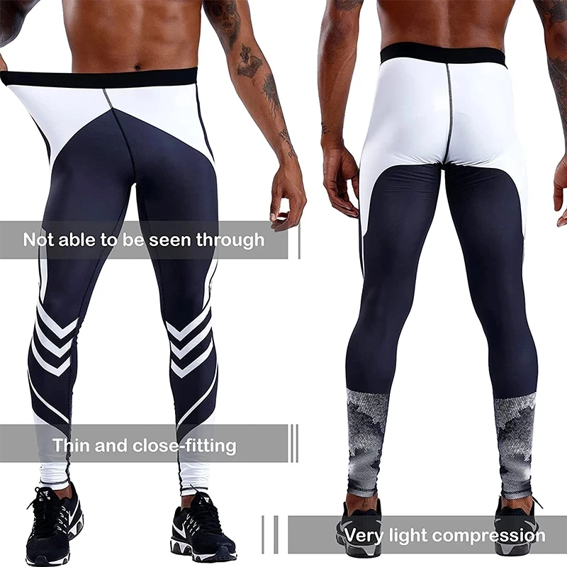 Running Tights Men Yoga Leggings Fitness Quick Dry