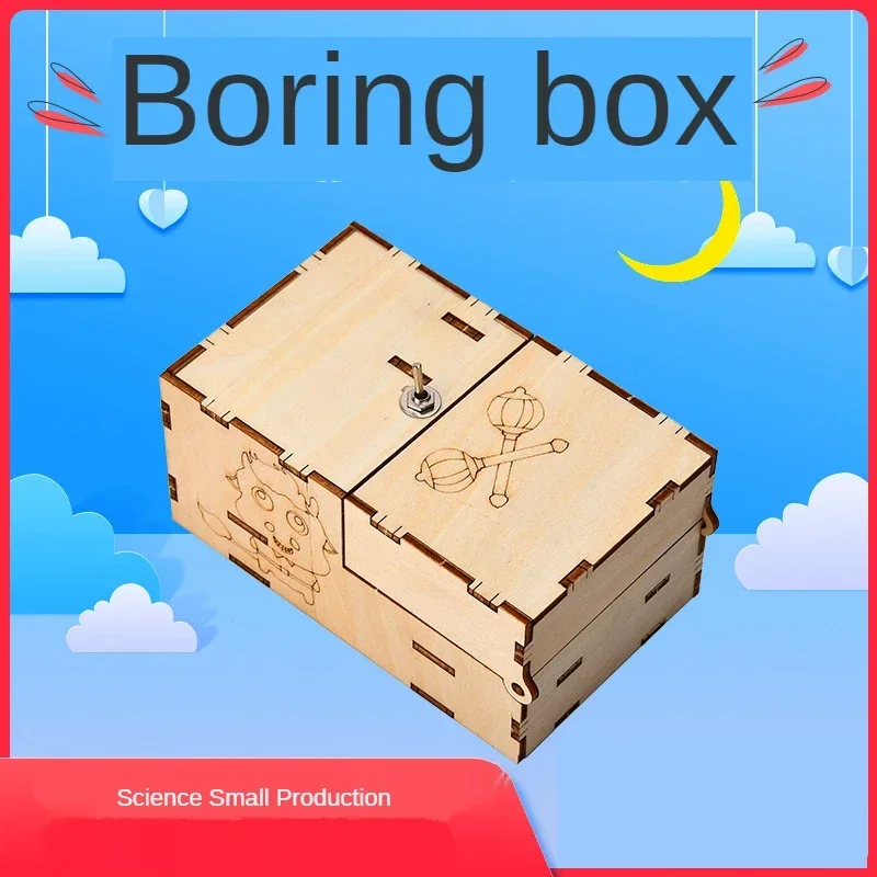 Unleash Creativity and Laughter with the Plastic Useless Box A Funny Toy for Both Kids and Adults Alike