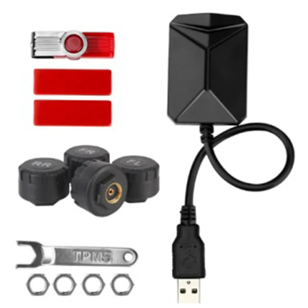 

Система контроля состояния шин с 4 датчиками, USB, Android