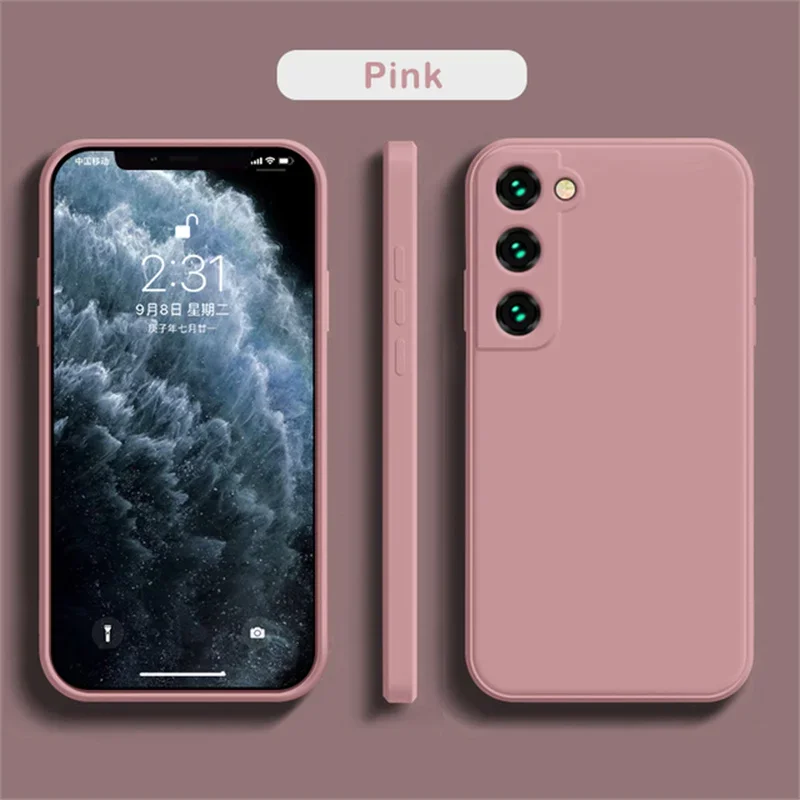 thumbnail image 1 of Soft Liquid Silicone Cover Case For Samsung Galaxy A42 A32 A52S A71 A72 A82 S20 21 FE S21 S22Ultra22 S22 PLUS Note10 20 20U, 1 of 5