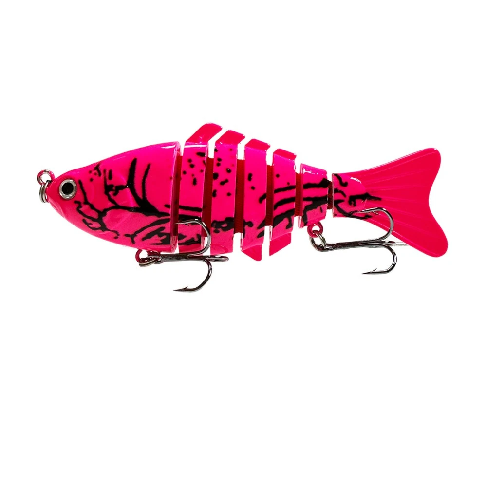 1 Stück Mehrteiliger Harter Köder 10cm 15g Haken Realistischer Harter Plastikköder Wobbler Praktische Süßwasserköder Angelzubehör – Detail 21