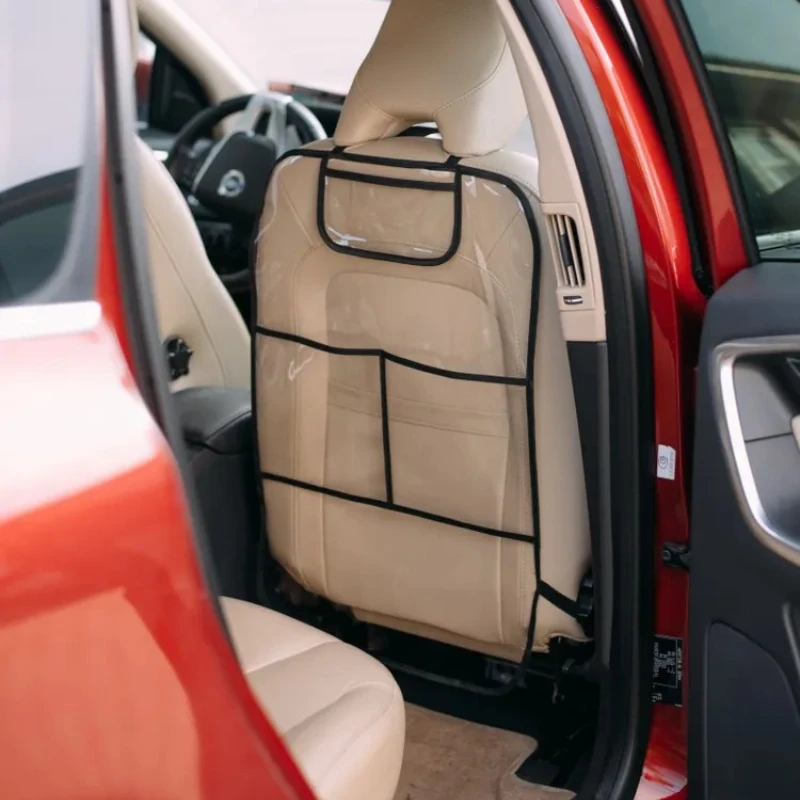 Protective Car Seat Back Cover for Kids - Kick Mat and Dirt Shield Accessory