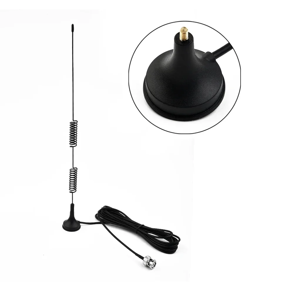 Scanner Radio Antenna Magnetic Base BNC Male VHF UHF Ham Two Way Radio Antenna