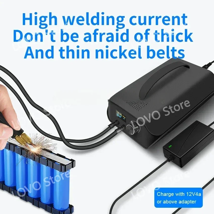 Portable Spot Welding Machine 120 Gear Adjustable 3000F Farah Capacitor For 18650 Lithium Battery DIY 3