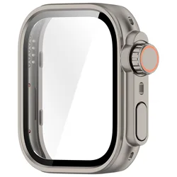Ultra Watch Case with Screen Protector Shell + Glass for Huawei Watch Fit Series (Titanium steel)