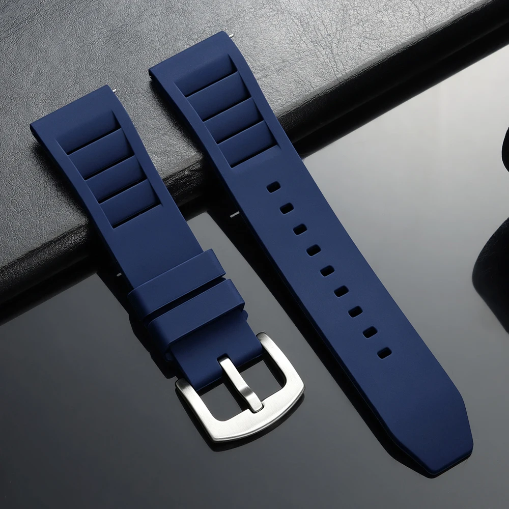 Universal Silicone Quick Release Watch Bands - Adjustable Rubber Strap