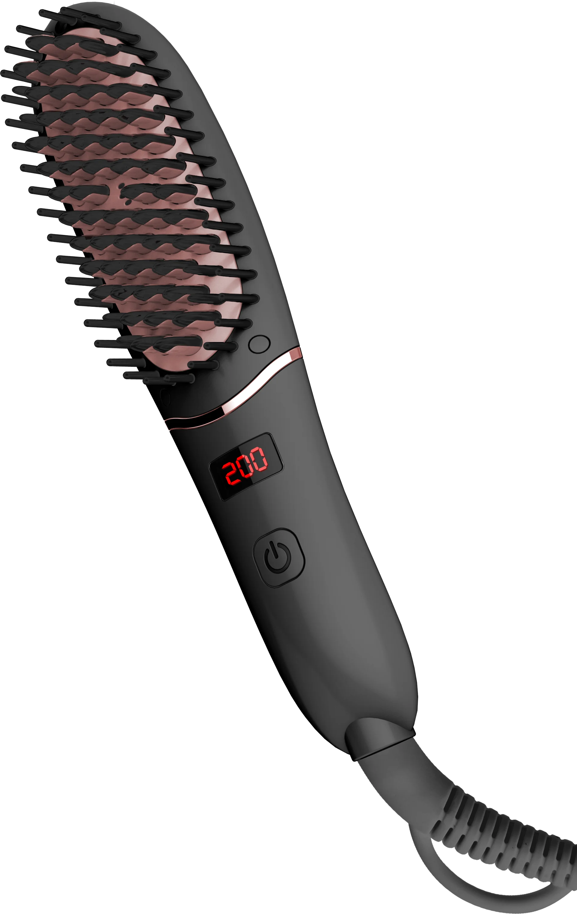 Hair Straightener Brush Men Beard Comb Straighting brush Ceramic Hair Curler Comb Straighteners Curling Iron Bru