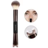 MAANGE Nose Contour U-Shaped Makeup Brush for Sculpting And Defining Double Head Foundation Highlighter Brush Nose Shadow Brush 5