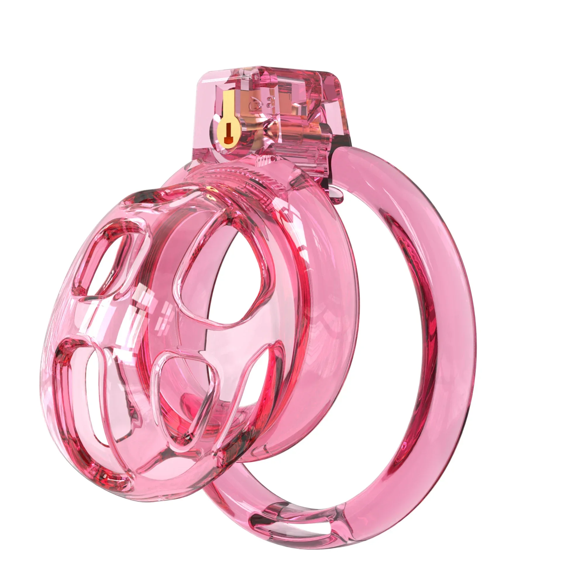 Soft Rubber Cobra Chastity Cage Six Size Base Rings Three Styles Sissy Locking Abstinence Device 18+