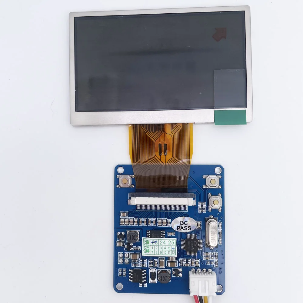 3 inch TFT LCD module kit 320*240 1 way NTSC/PAL horizontal screen display Mirror Flip for Debugging camera, doorbell display