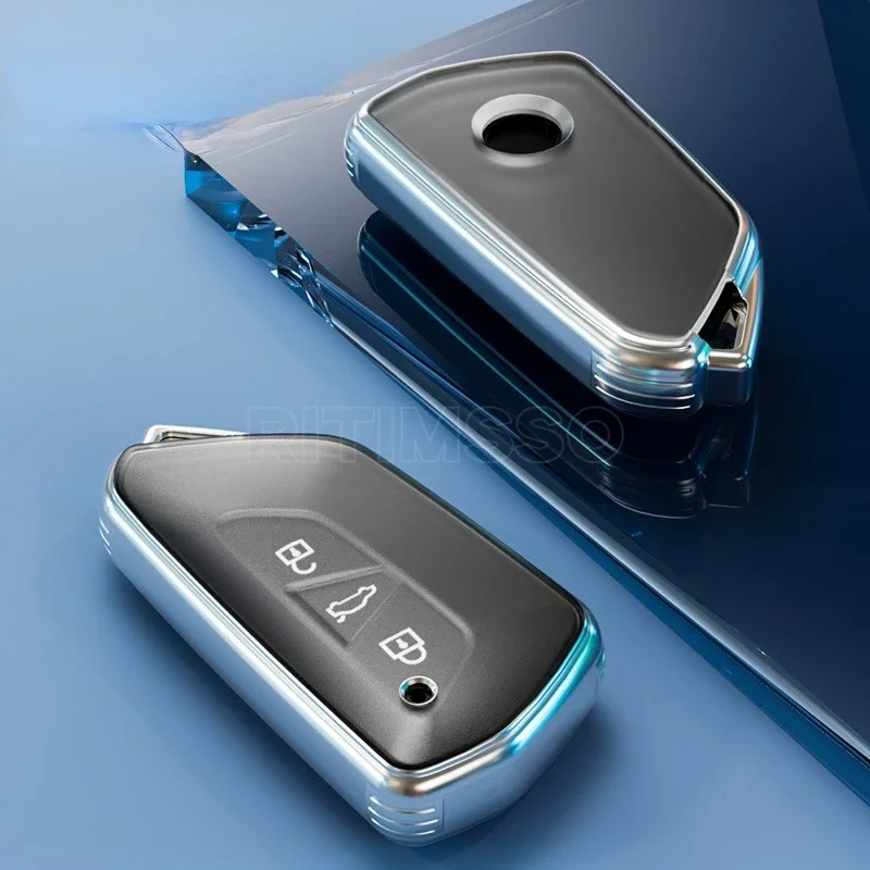 Tpu Car Key Cover Per Vw Golf 8 Tpu Shell Key Cover Per Skoda Octavia A8 Mk4 Mk8 2020 2021 Seat Leon Mk4 Cupra Formentor Car Key