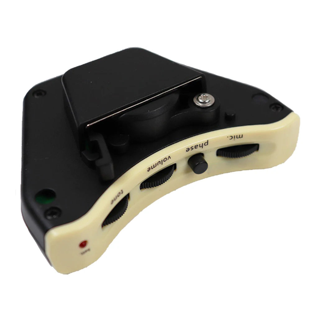 Acoustic Guitar Pickup Tuner System No Drilling Adhesive Mounting