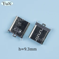 10 - Pack USB Type - C Vertical Female Sockets - Fast Charge High - Speed Connectors (9.3mm B)