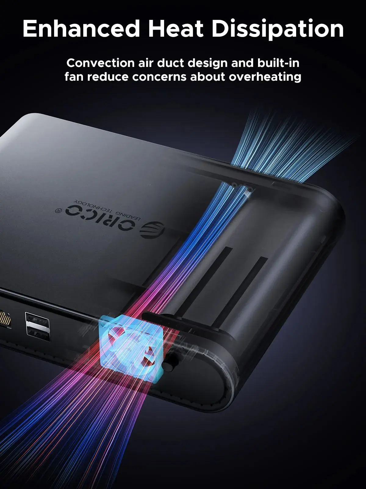 M.2 NVME SATA SSD Case Triple Display Docking Station Deck Dual 4K60Hz HDMI-com PD60W Ethernet USB3.2 10Gbps Ports external hard drive external hard drive case ssd enclosure hard drive enclosure hard disk case external hard drive box hdd case enclosure
