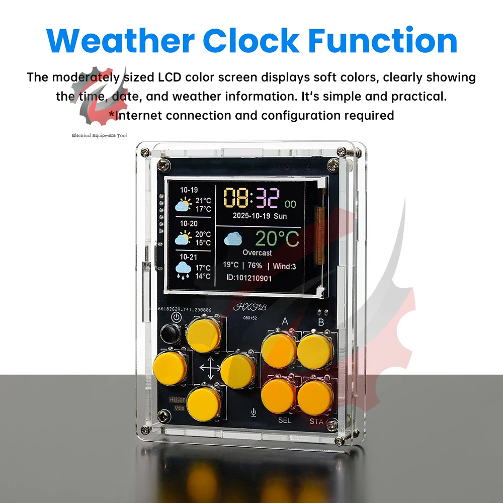 รูปสินค้า ชุดเกม DIY จอ LCD 25 เกม นาฬิกา อุปกรณ์พกพา